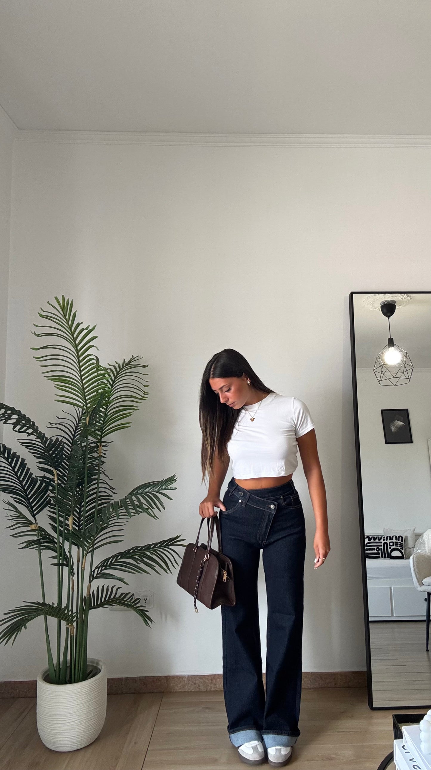 JEANS ASIMMETRICO FX806