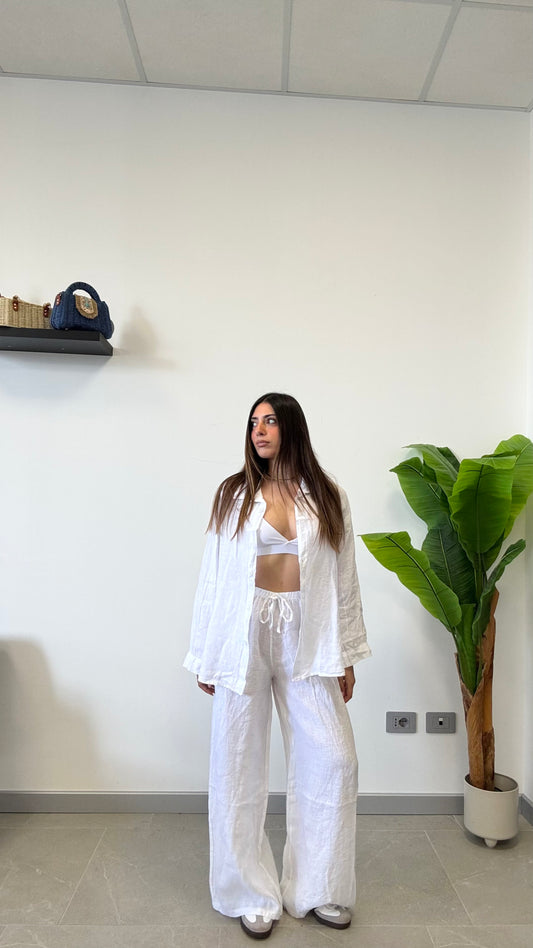 PANTALACCIO IN 100% LINO