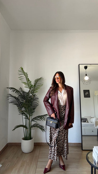 BLAZER OVER “ECOPELLE”
