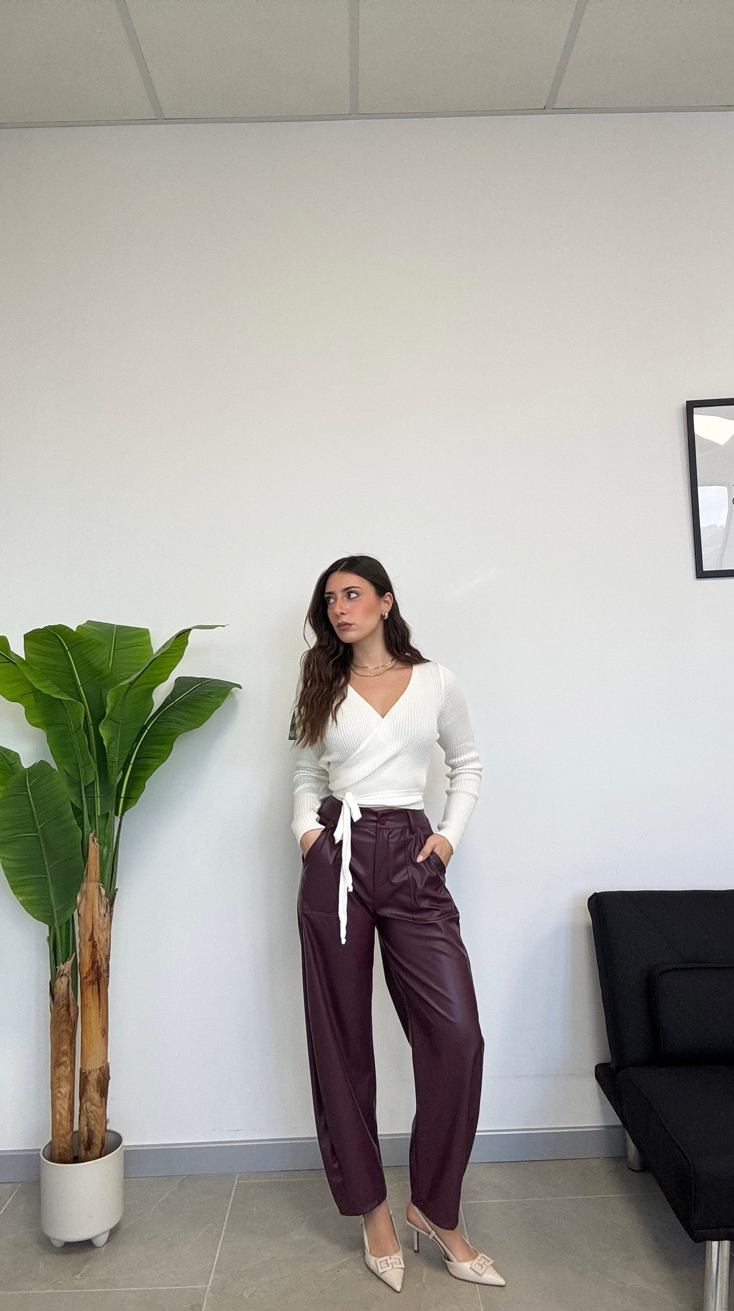 PANT BALLOON “ECOPELLE”