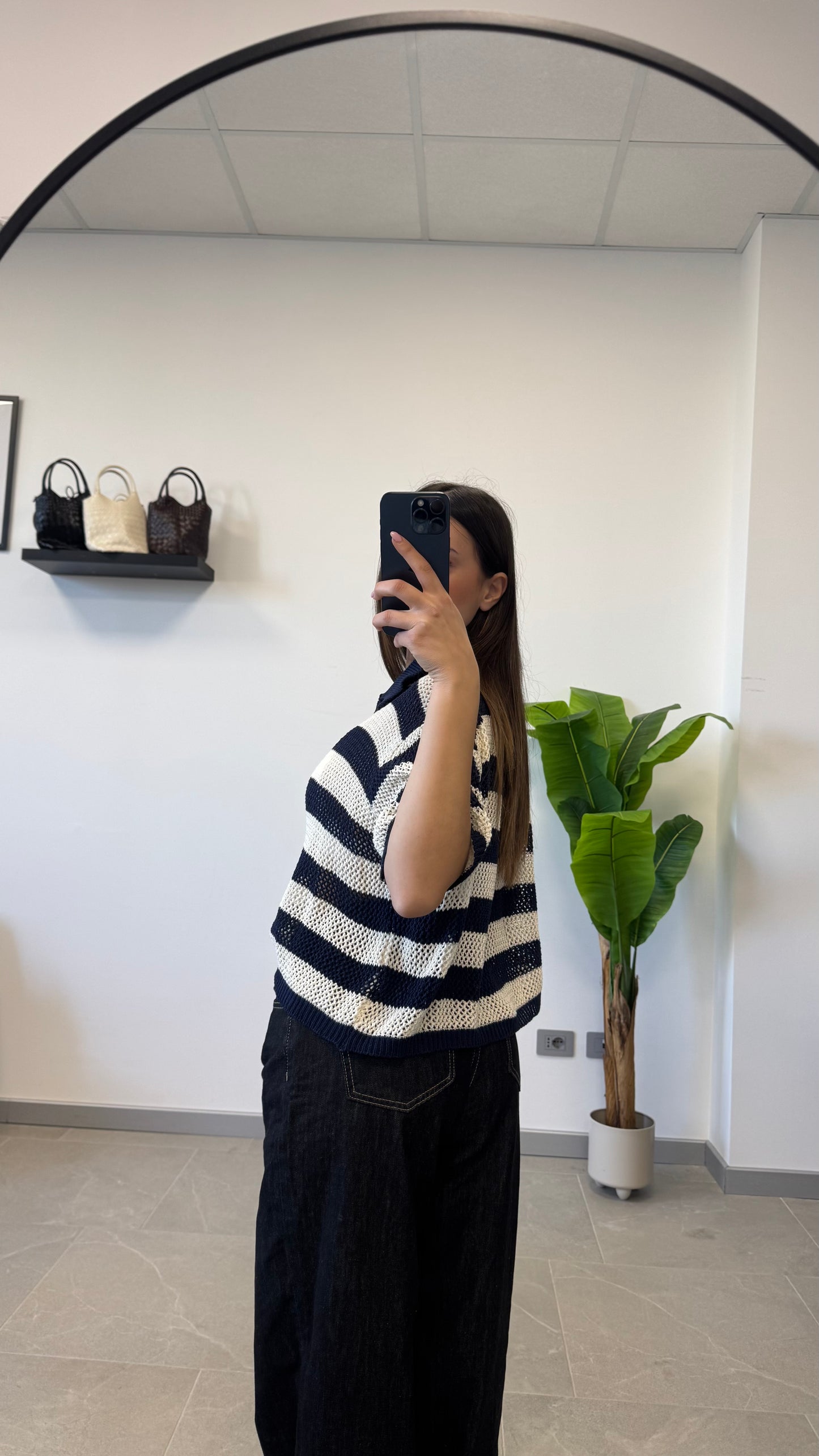 CARDIGAN A POLO “IN FILO”