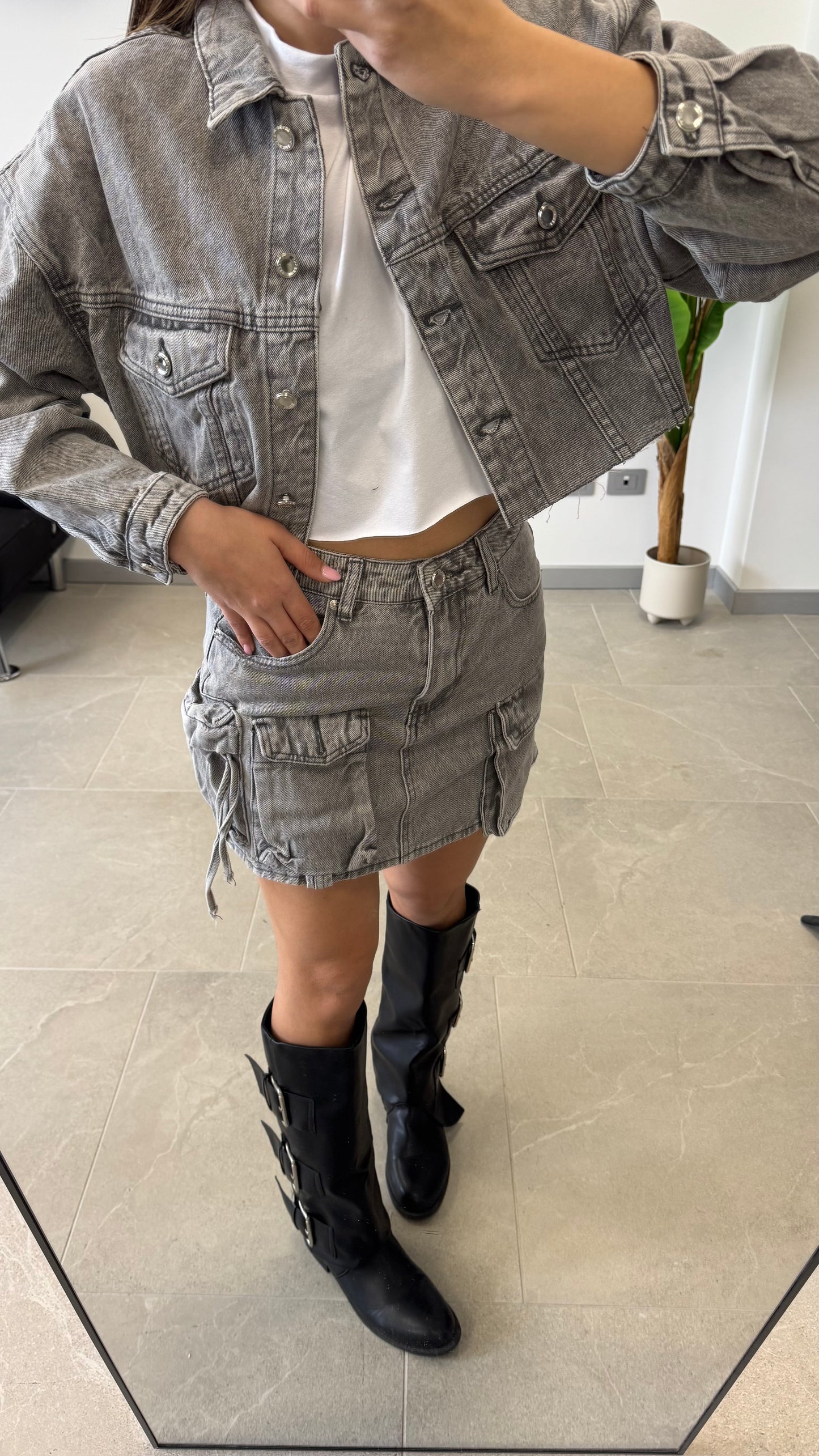 GONNA CARGO JEANS “GREY”