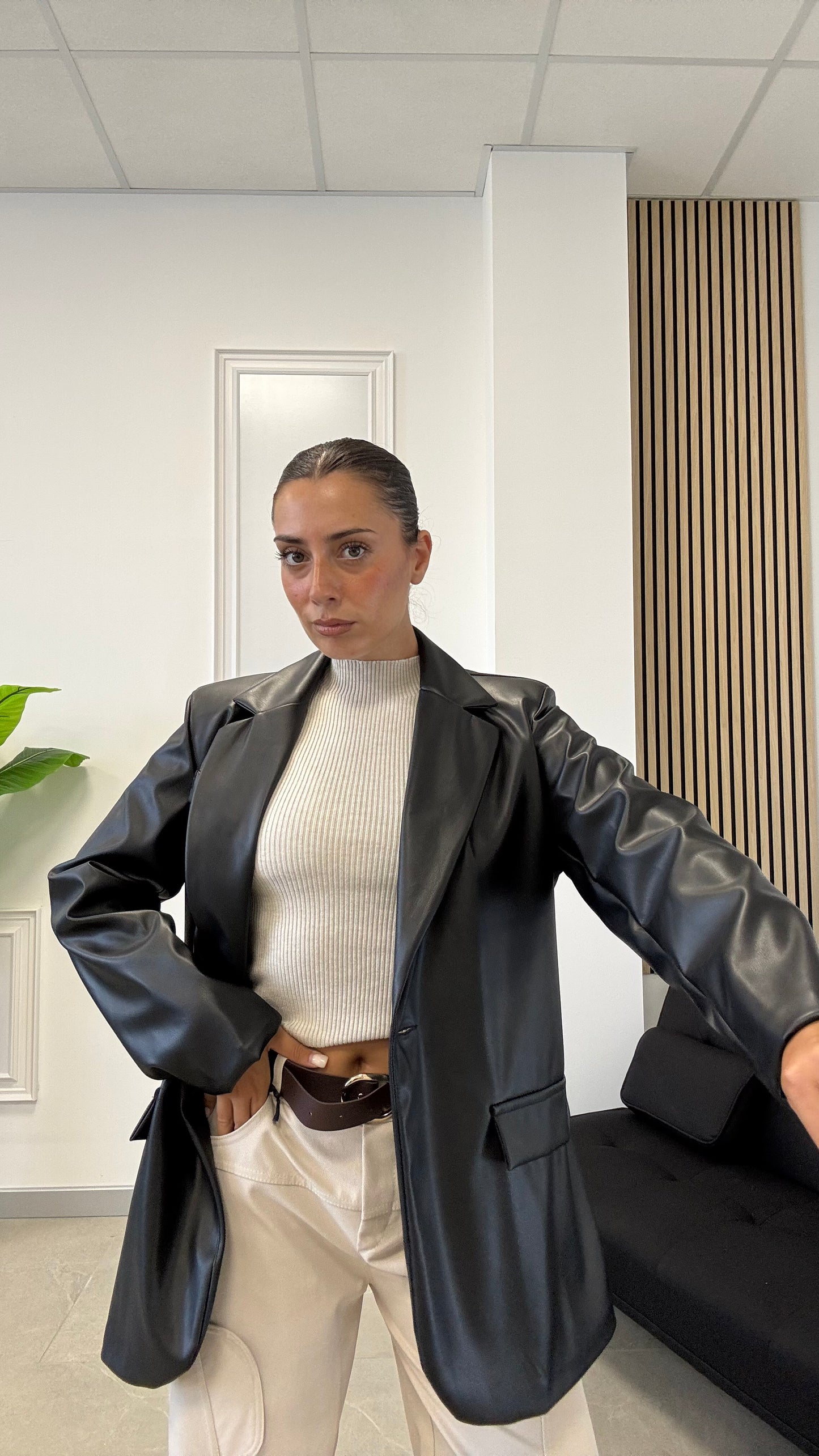 BLAZER ECOPELLE OVER