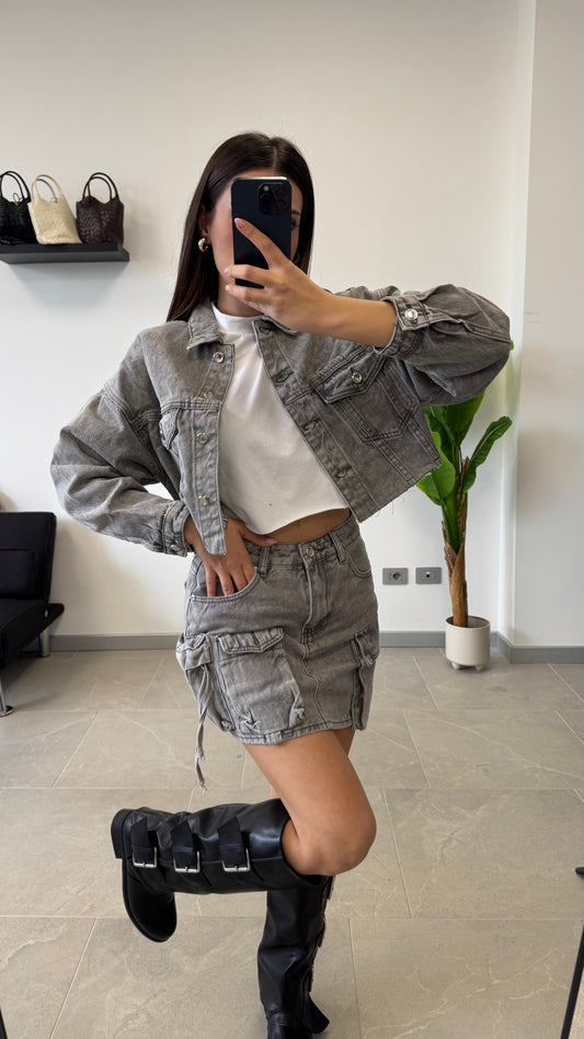 GONNA CARGO JEANS “GREY”