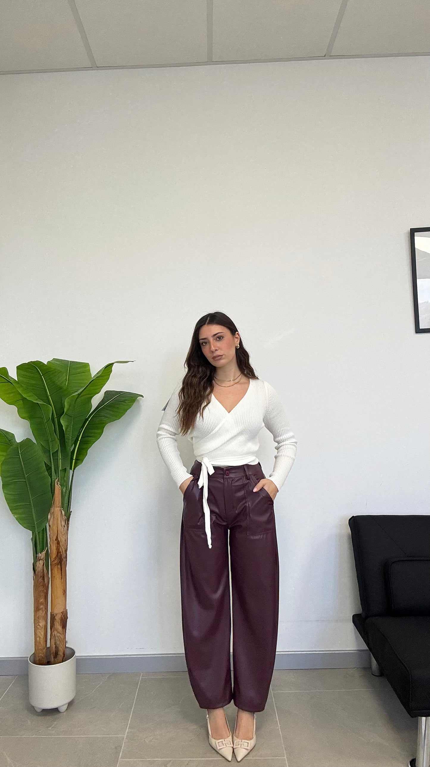 PANT BALLOON “ECOPELLE”