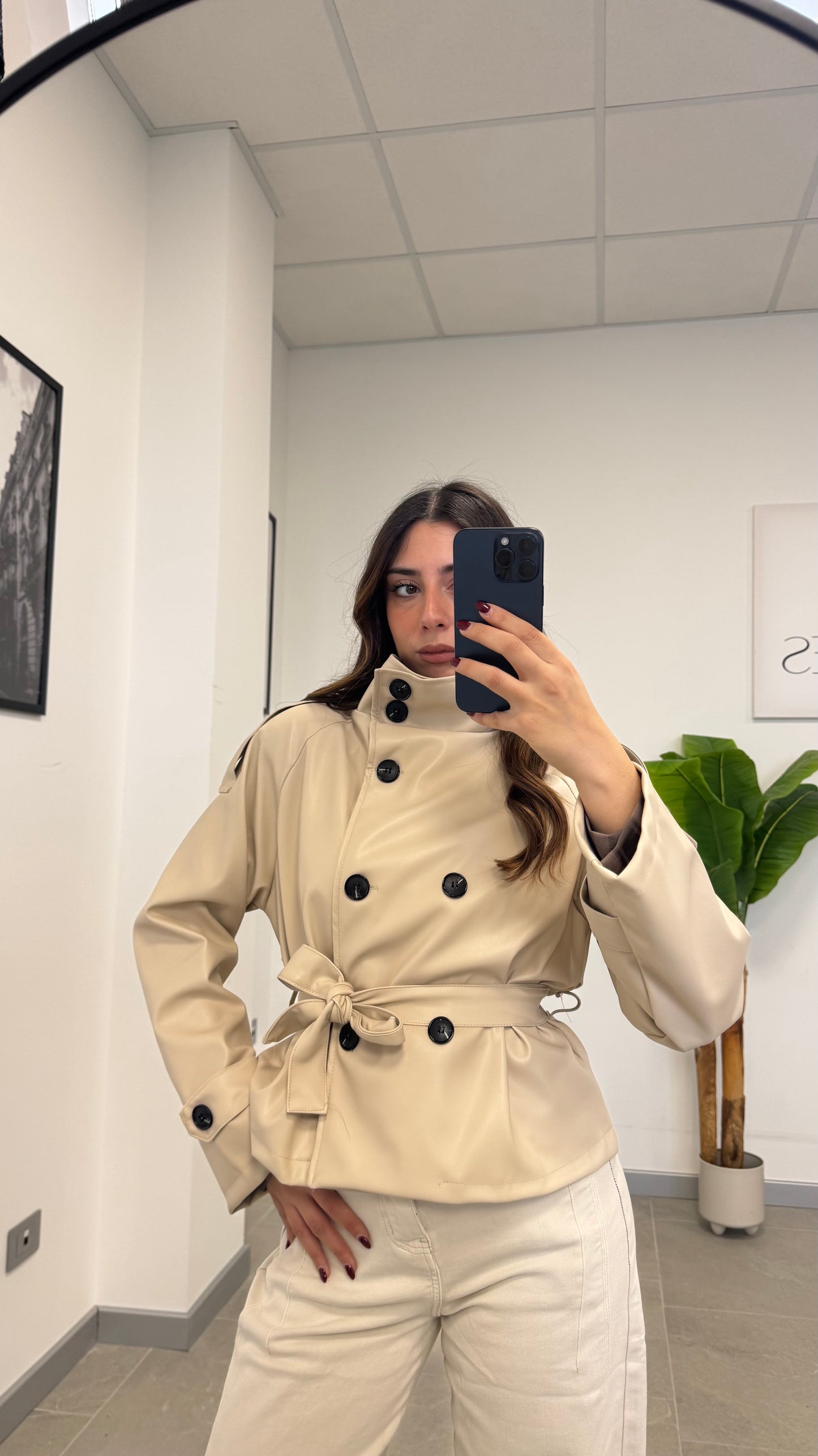 TRENCH ECOPELLE “MADAME”