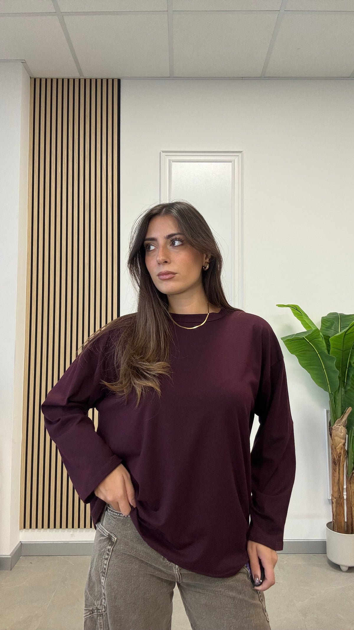 LONG SLEEVE 100% cotone