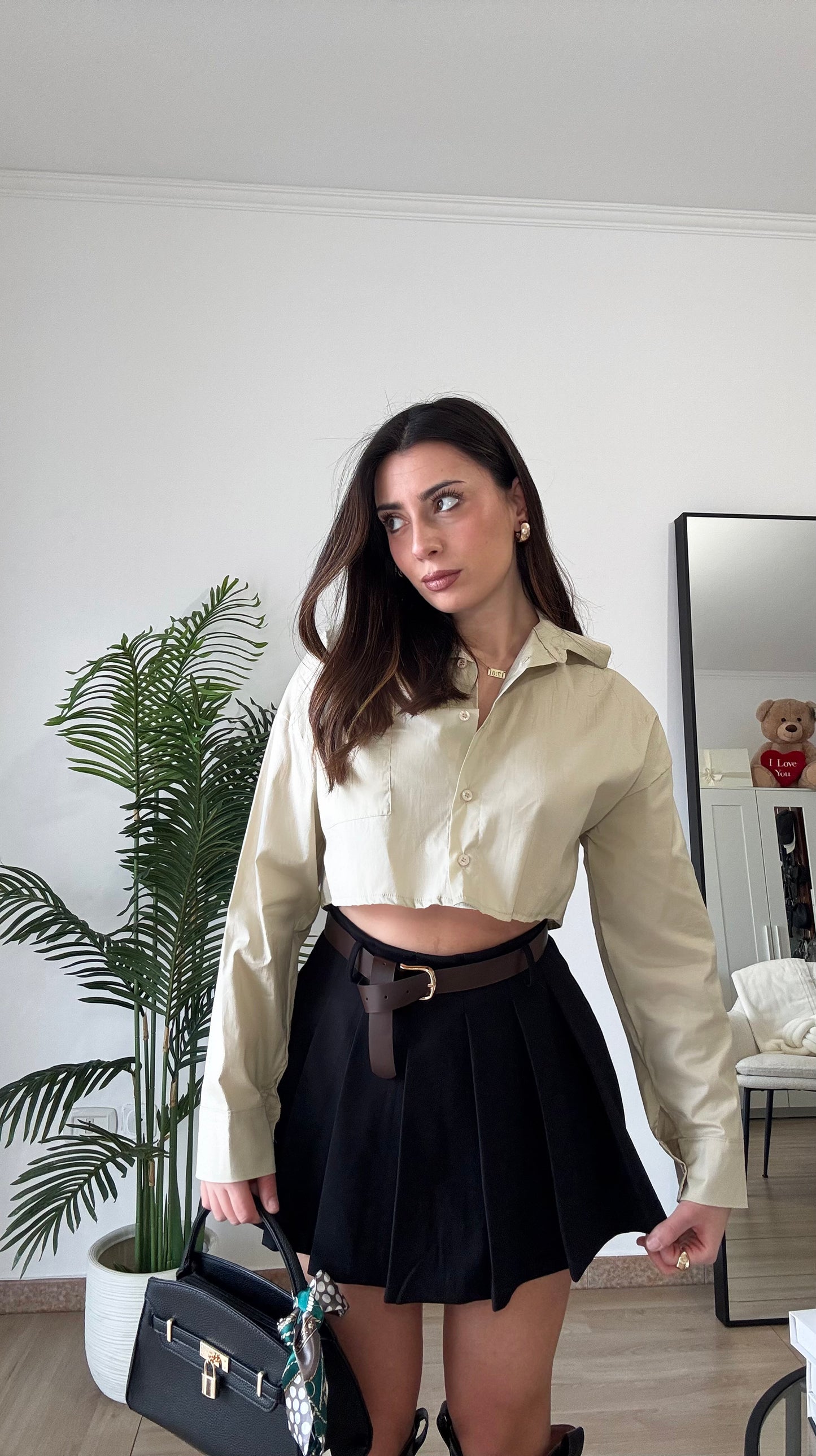 CAMICIA CROP