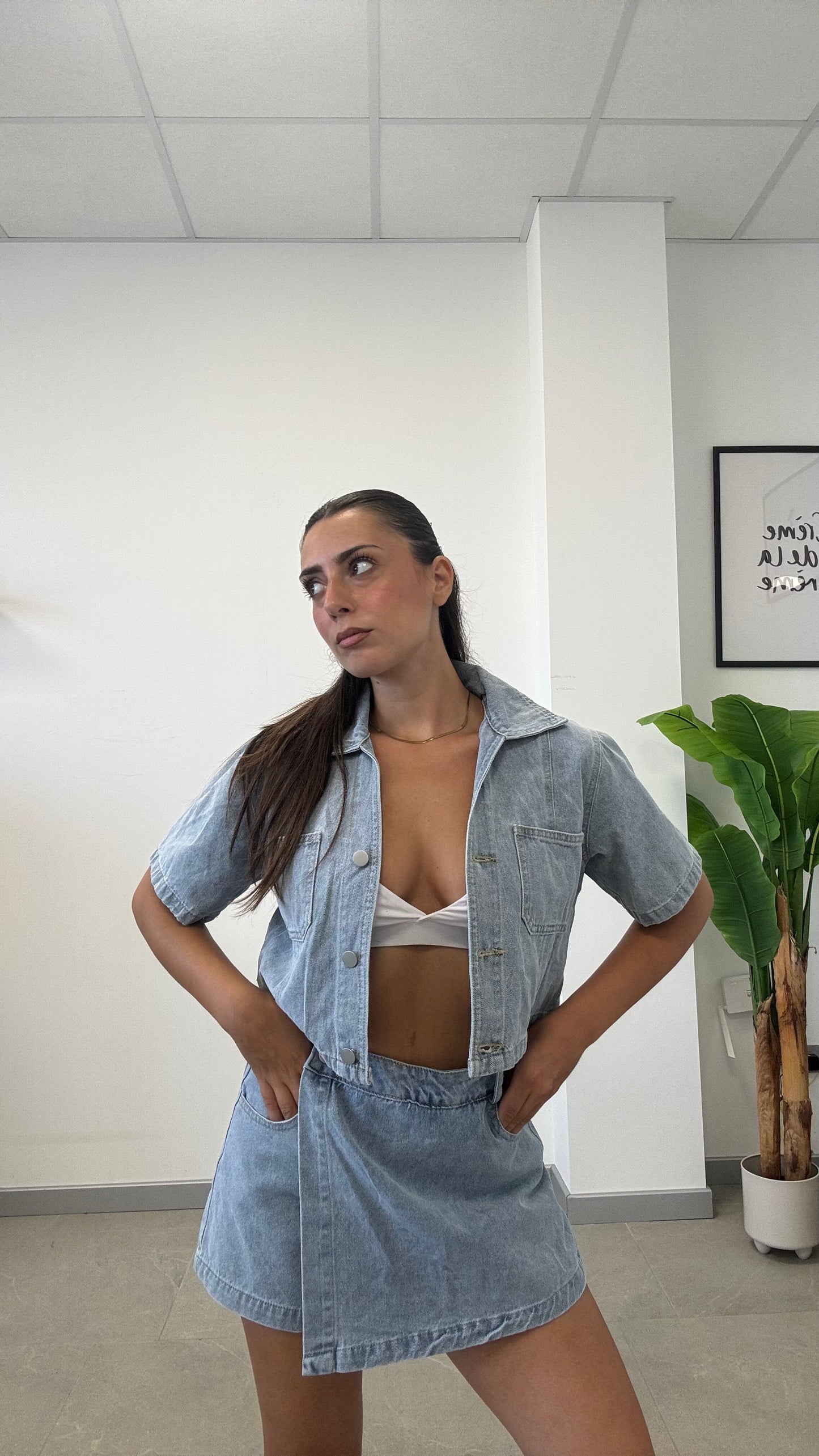 COORD JEANS CON GONNA