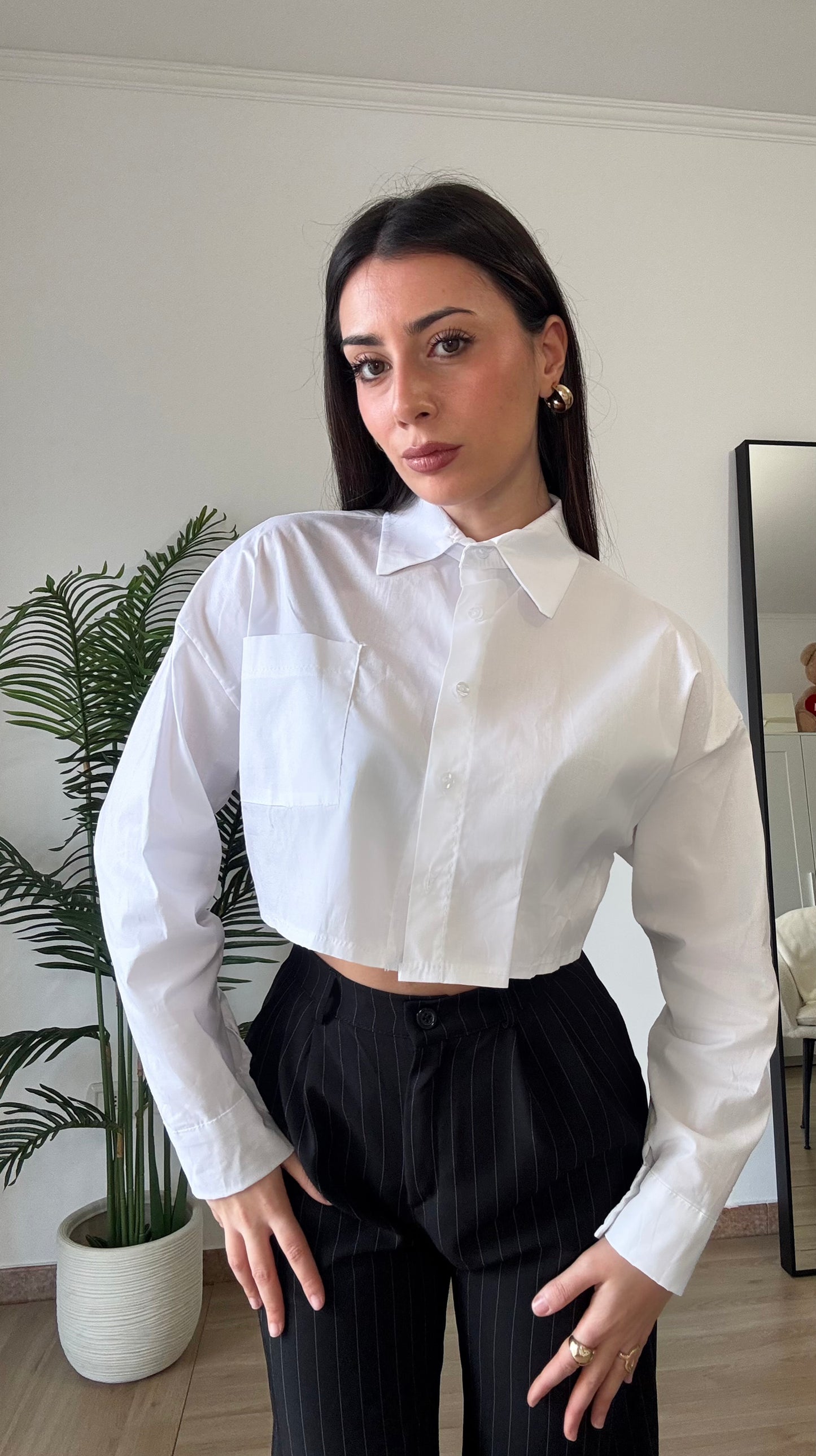 CAMICIA CROP
