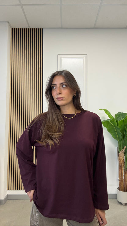 LONG SLEEVE 100% cotone