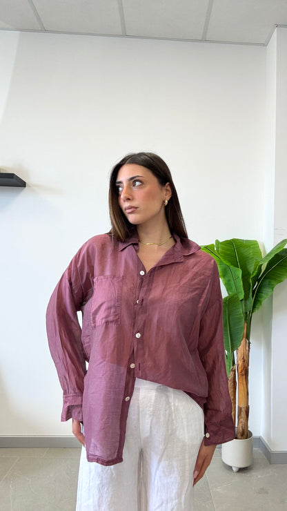 CAMICIA SEMI VELATA “SARAH”