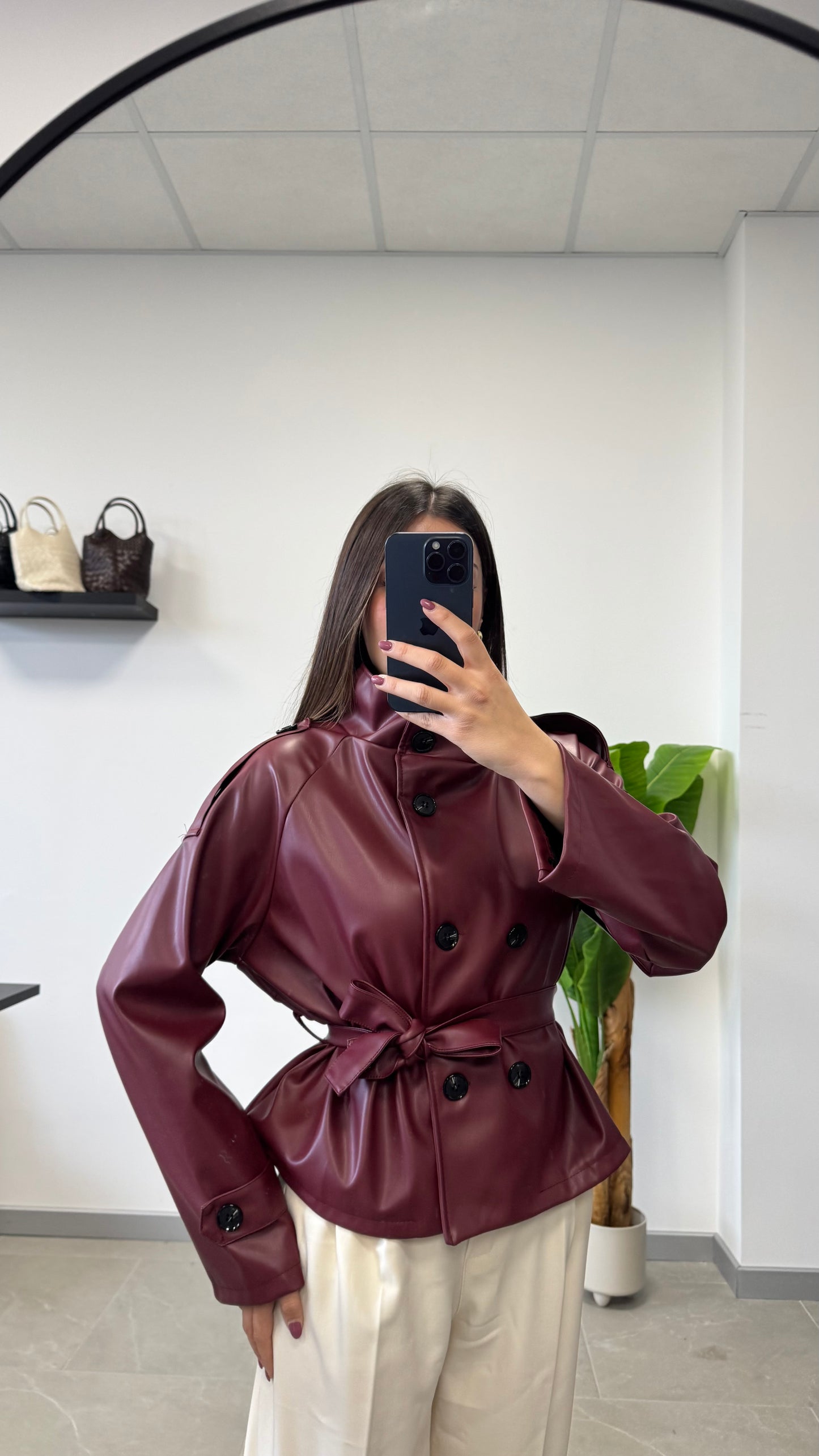 TRENCH ECOPELLE “MADAME”