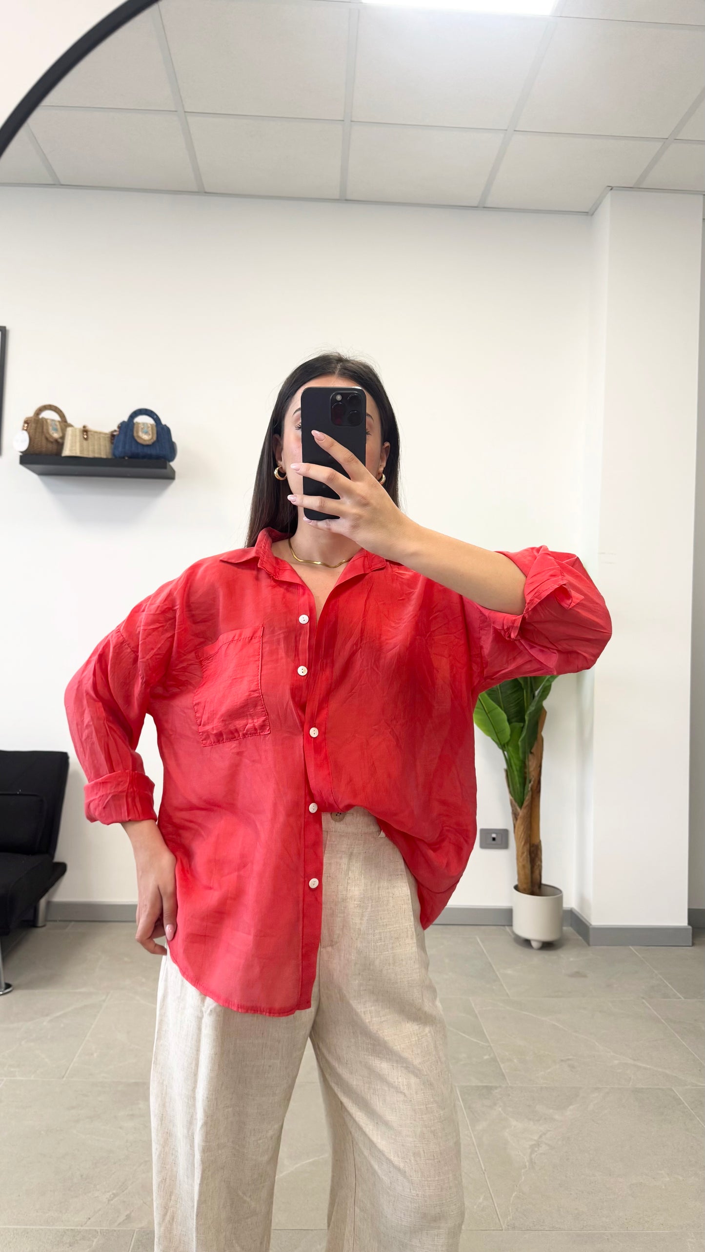 CAMICIA SEMI VELATA “SARAH”