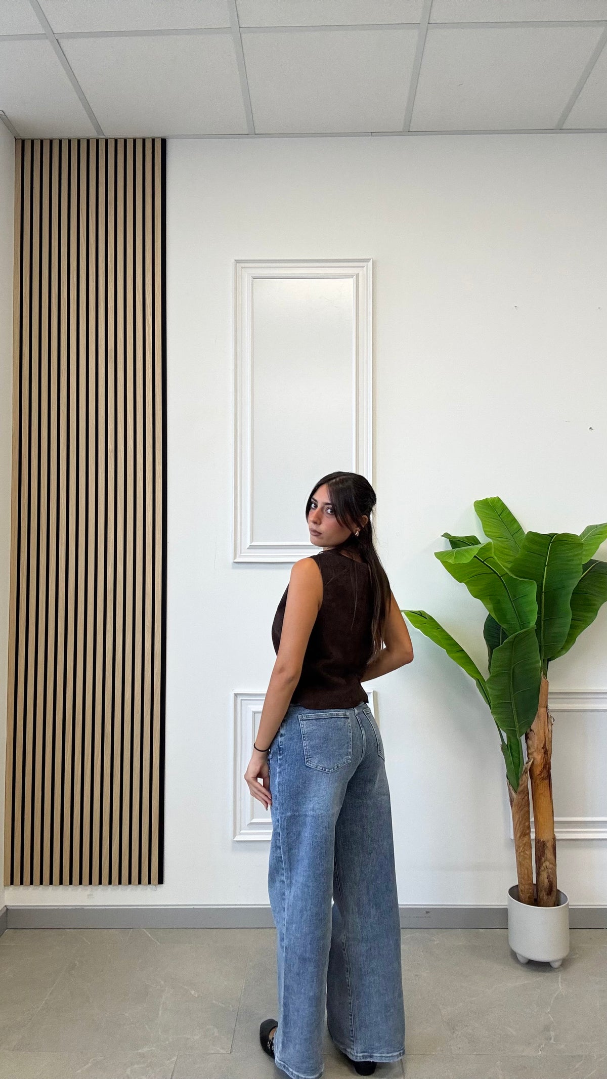 JEANS WIDE LEG “T195”