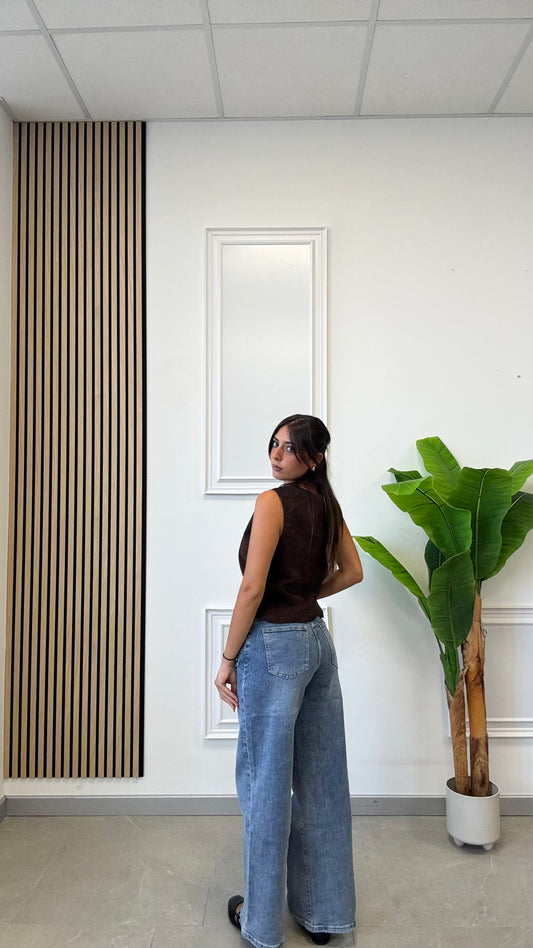 JEANS WIDE LEG “T195”