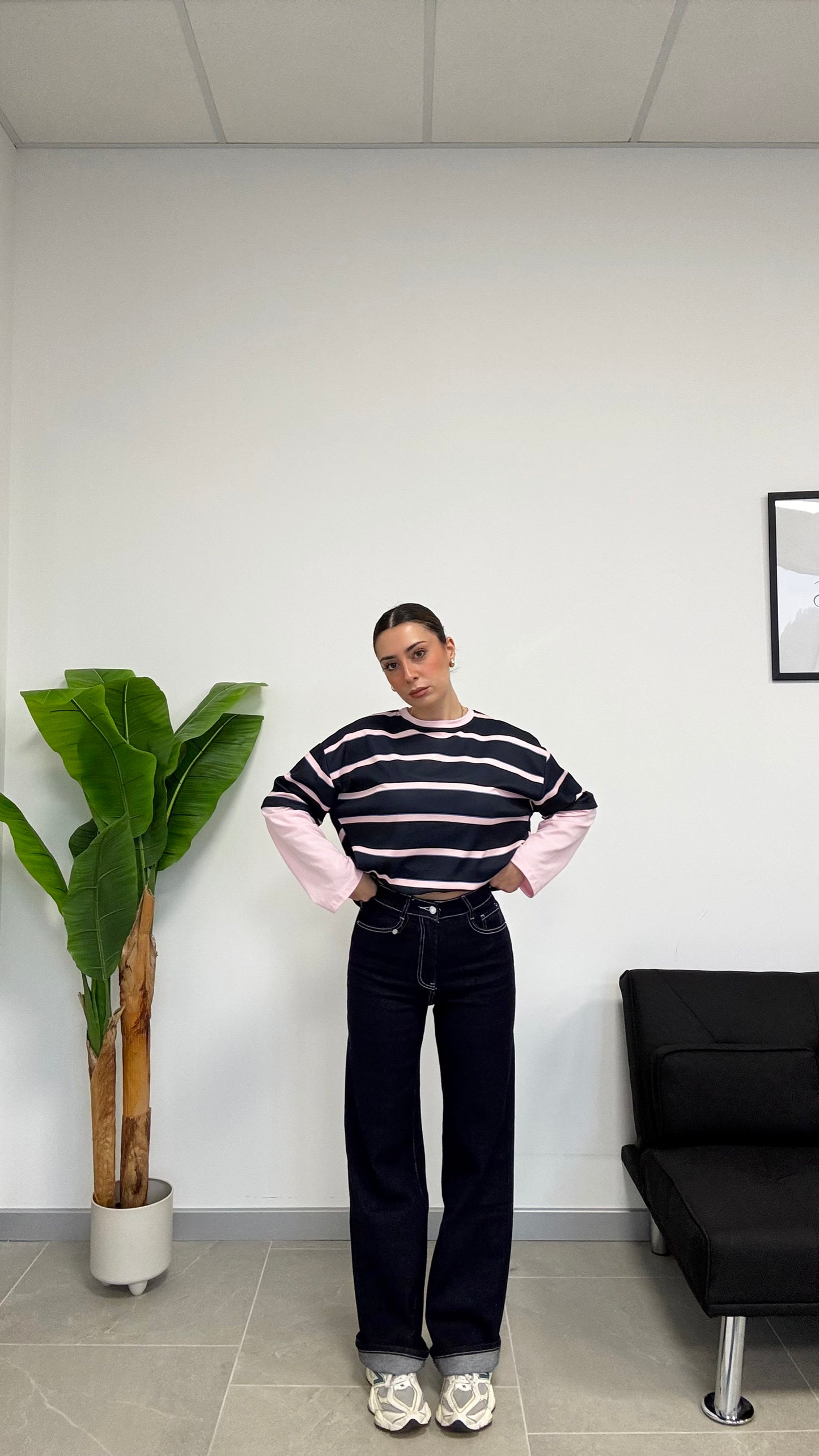 JEANS WIDE LAVAGGIO ZERO 6285