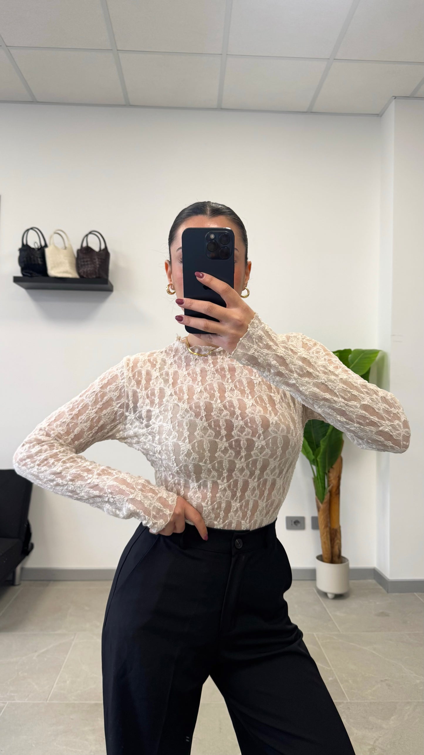 BODY LONG RICAMATO “ARIEL”