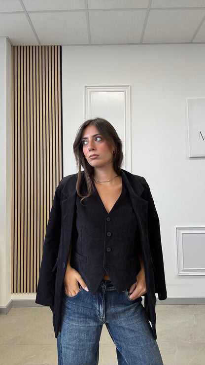 BLAZER in vellutino “MIRANDA”