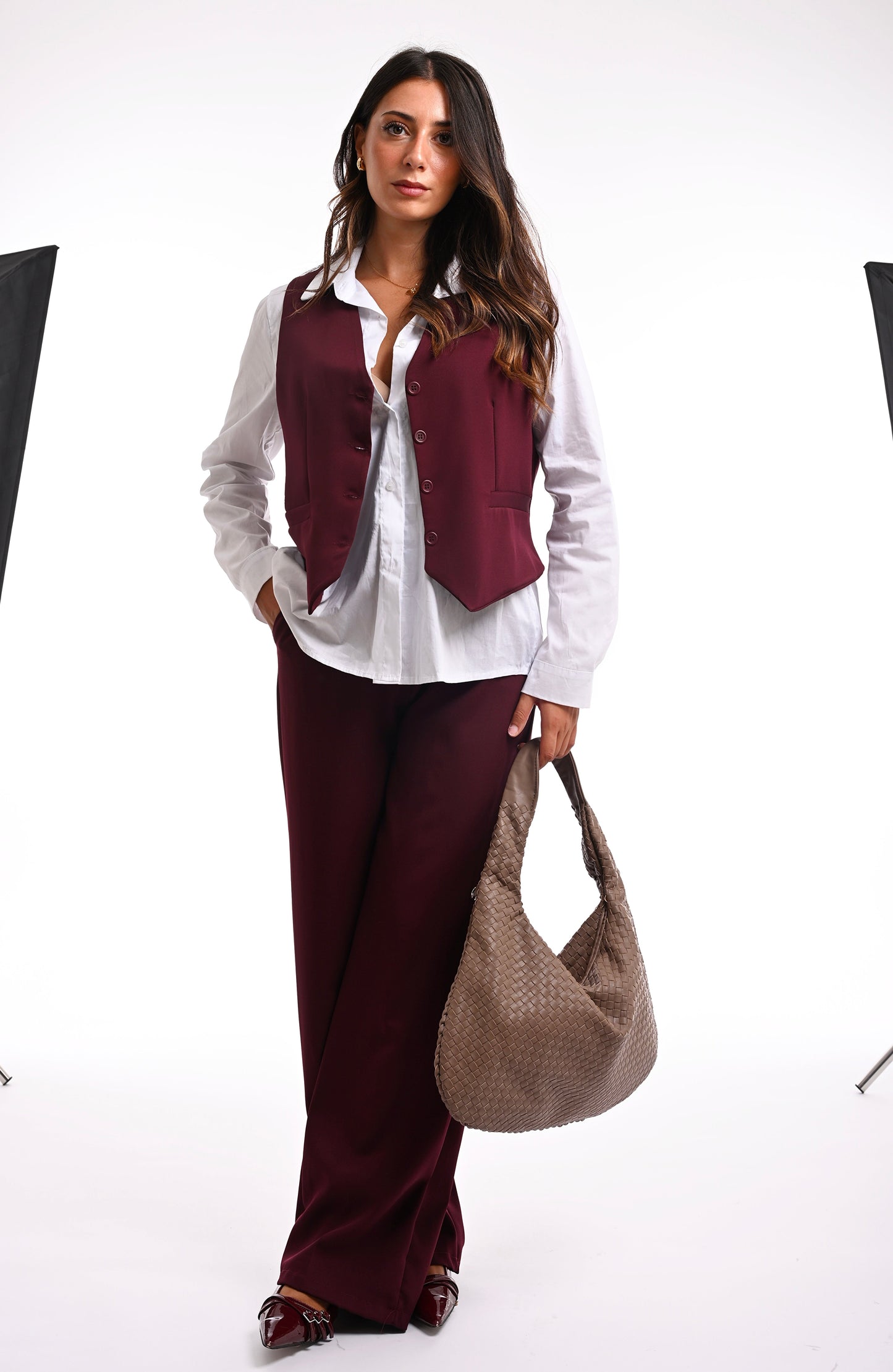 COORD SET GILET “MIRANDA”