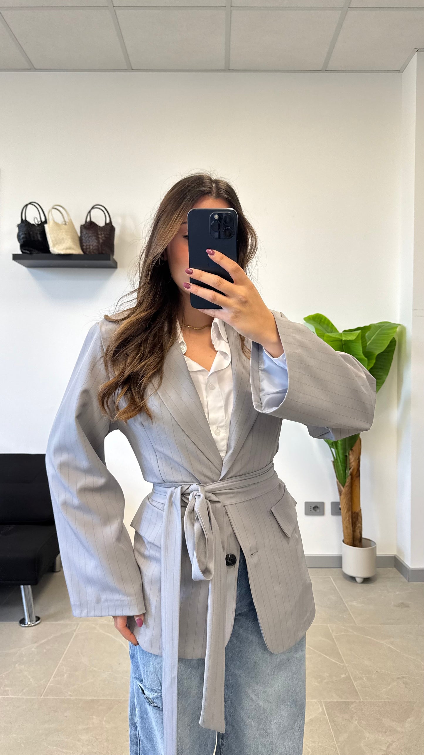 BLAZER OVER NODO “GESSATO”