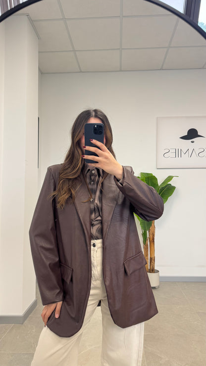 BLAZER OVER “ECOPELLE”