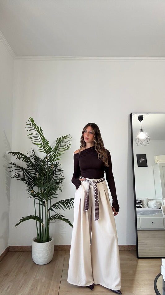 PANT CON “FOULARD”