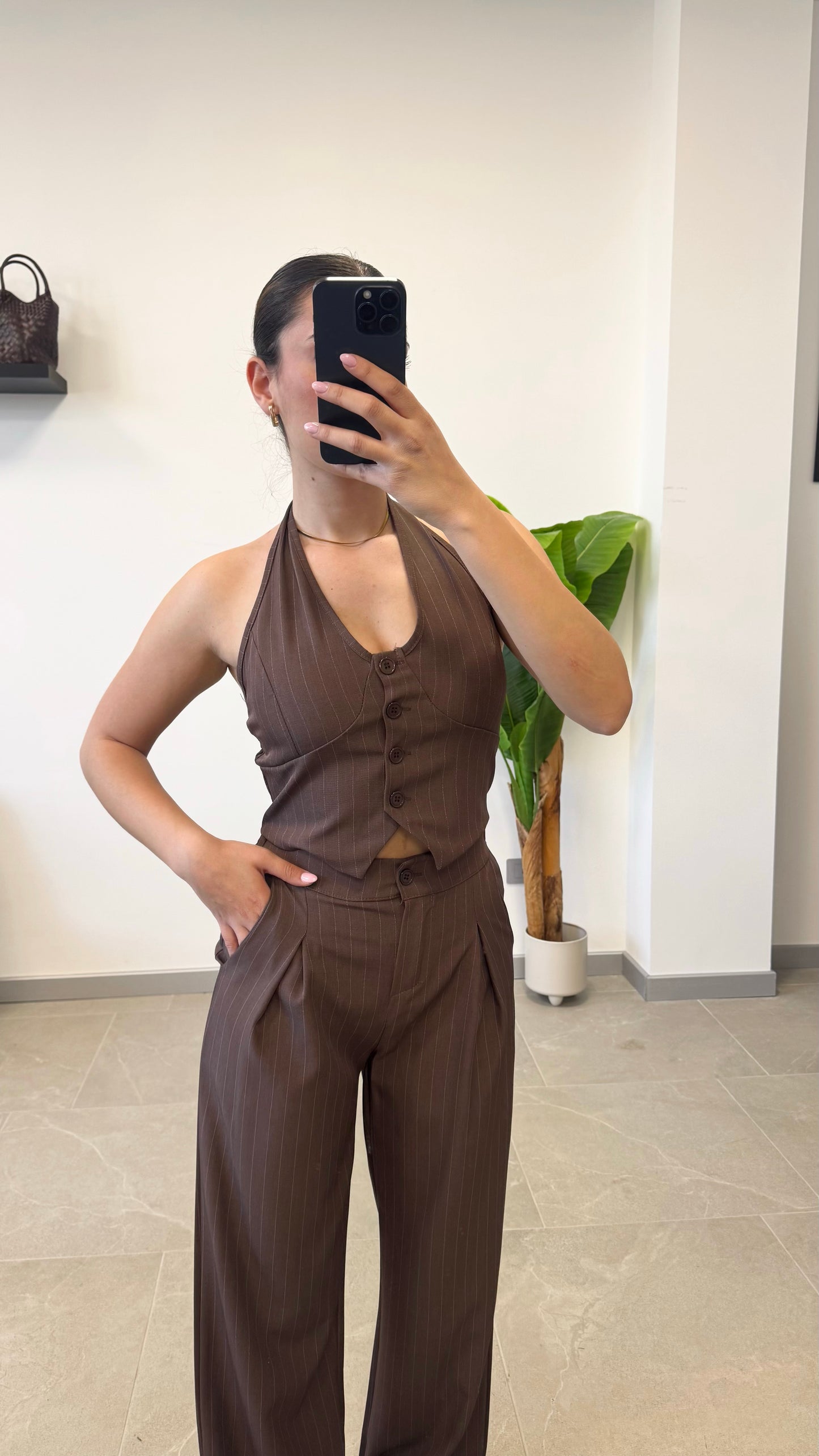 COORD GILET “GESSATO”