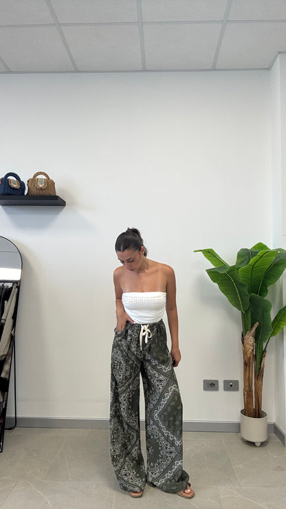 PANT IN VISCOSA “BANDANA”