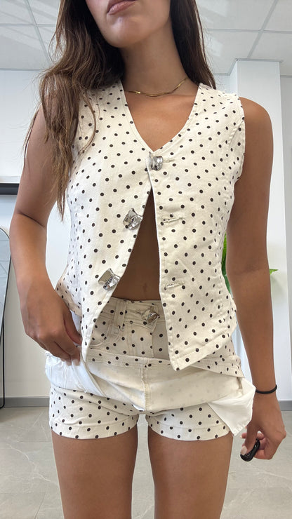 COORD IN JEANS “POIS”