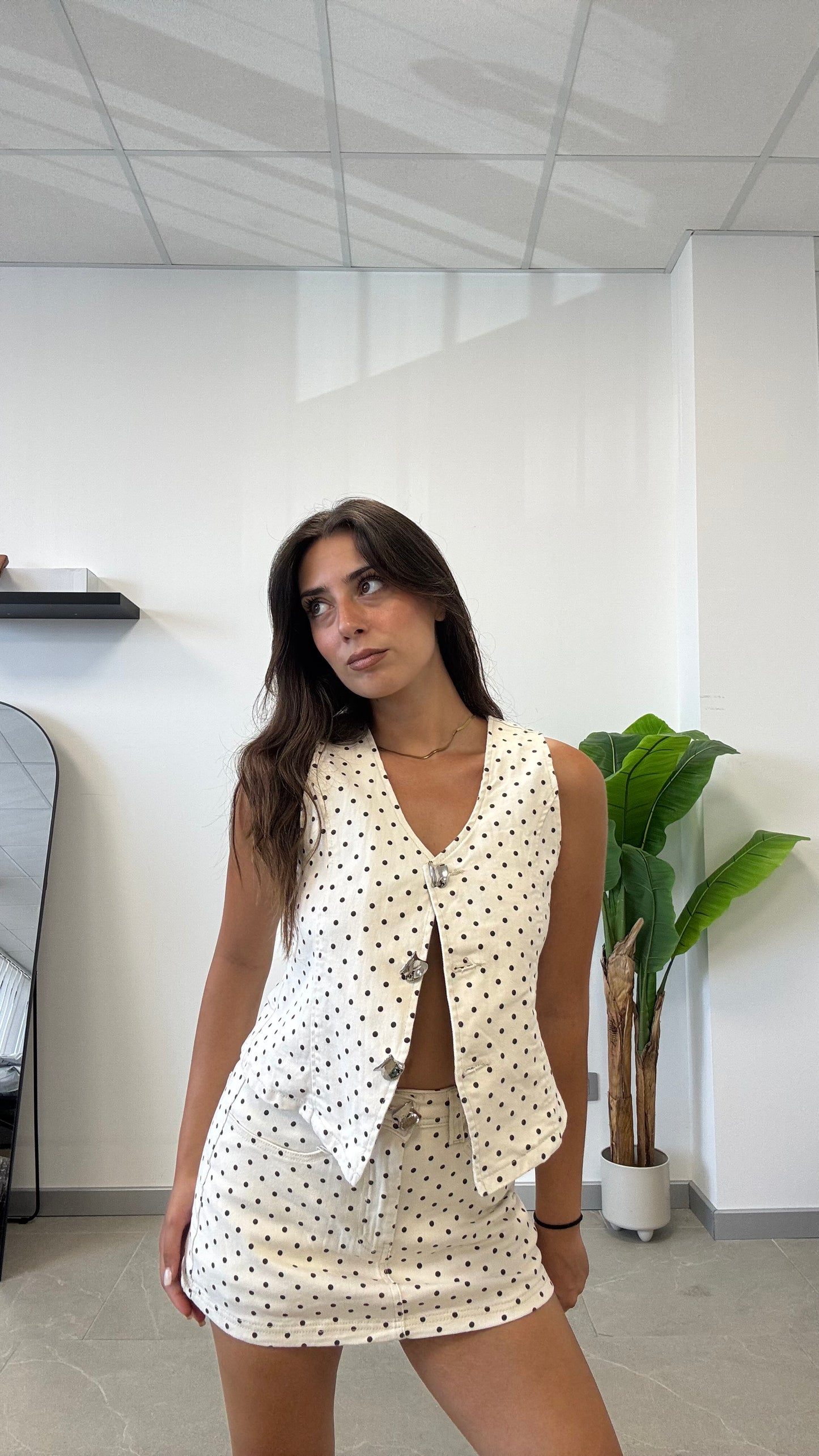 COORD IN JEANS “POIS”