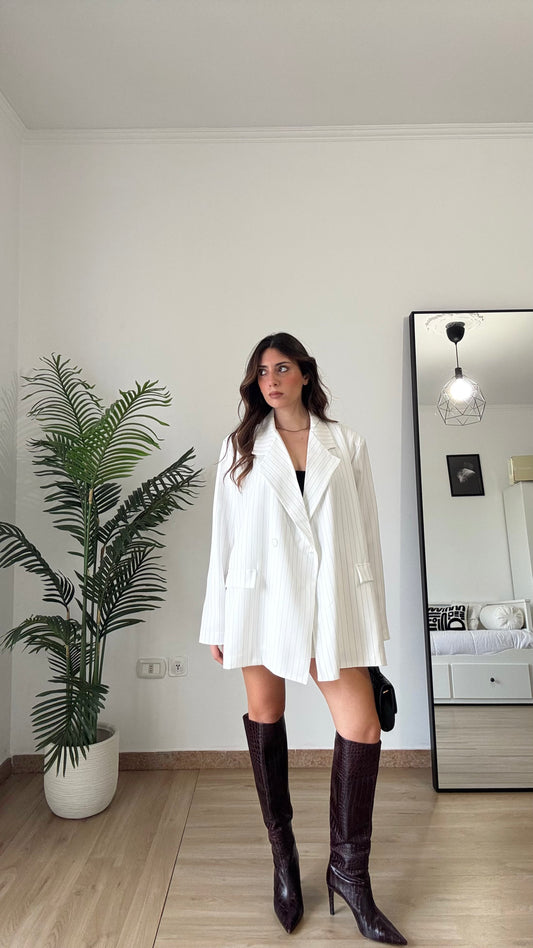 BLAZER OVER SIZE “GESSATO”