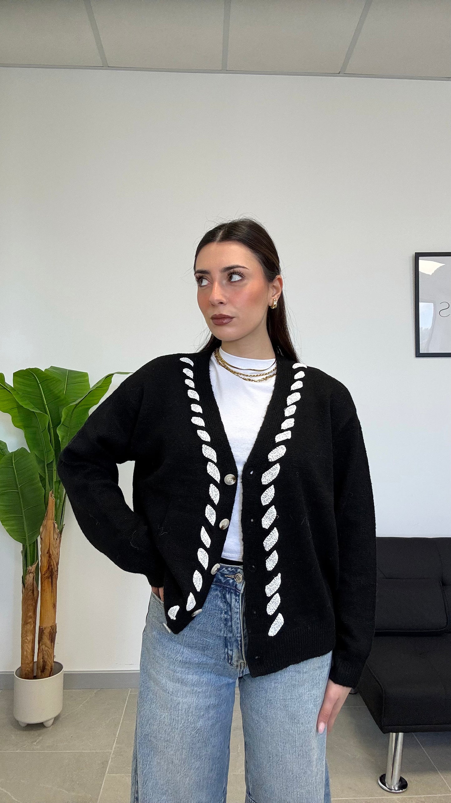 CARDIGAN “INTRECCIO”