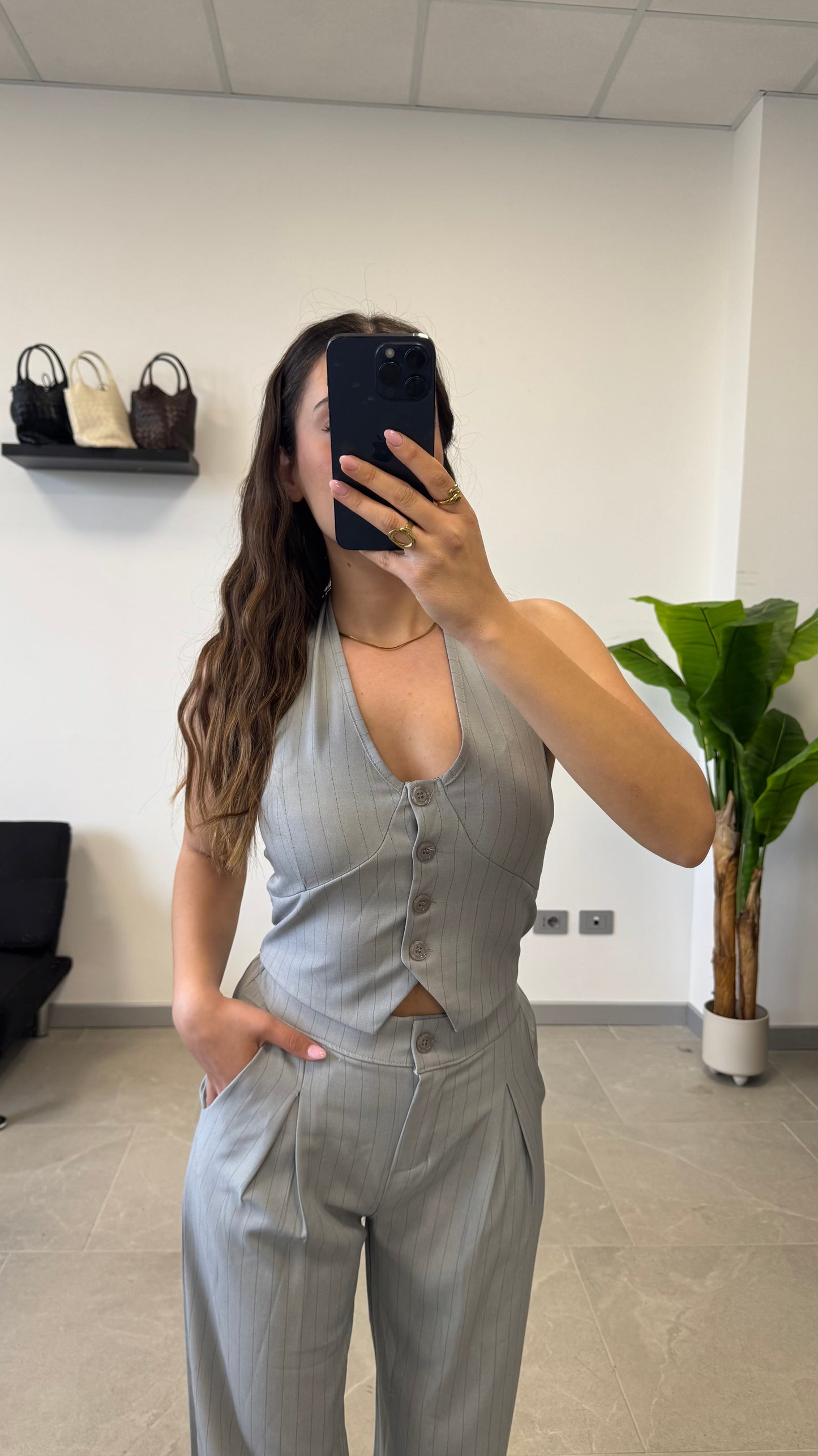 COORD GILET “GESSATO”