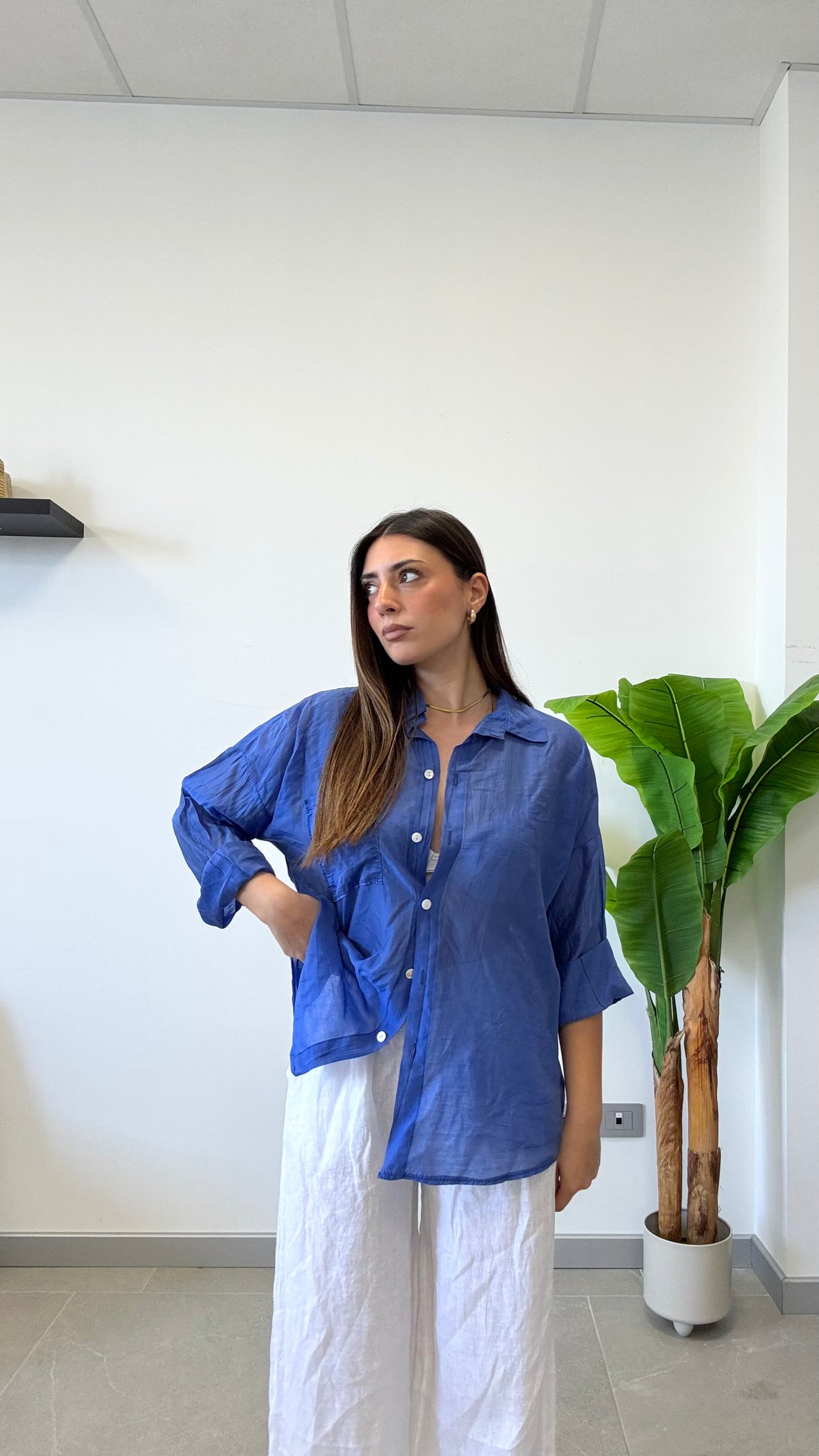 CAMICIA SEMI VELATA “SARAH”