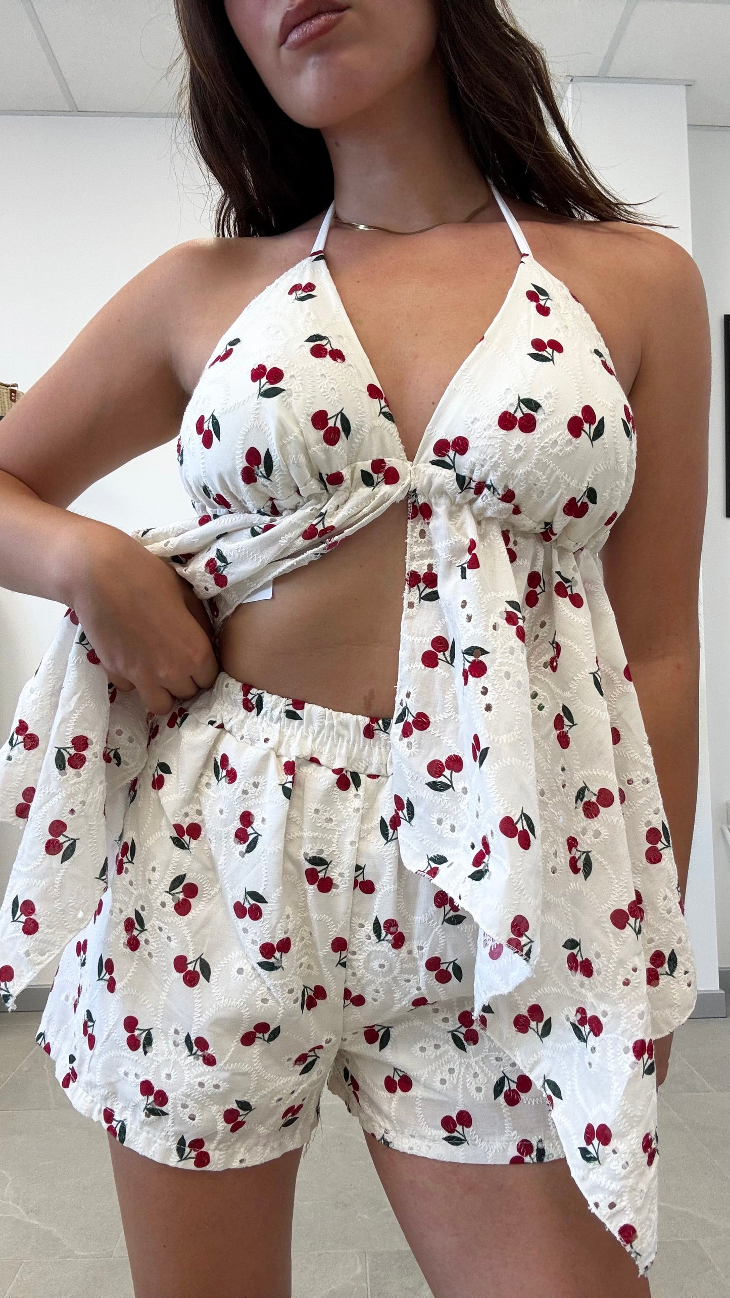 COORD IN PIZZO SANGALLO “CHERRY”