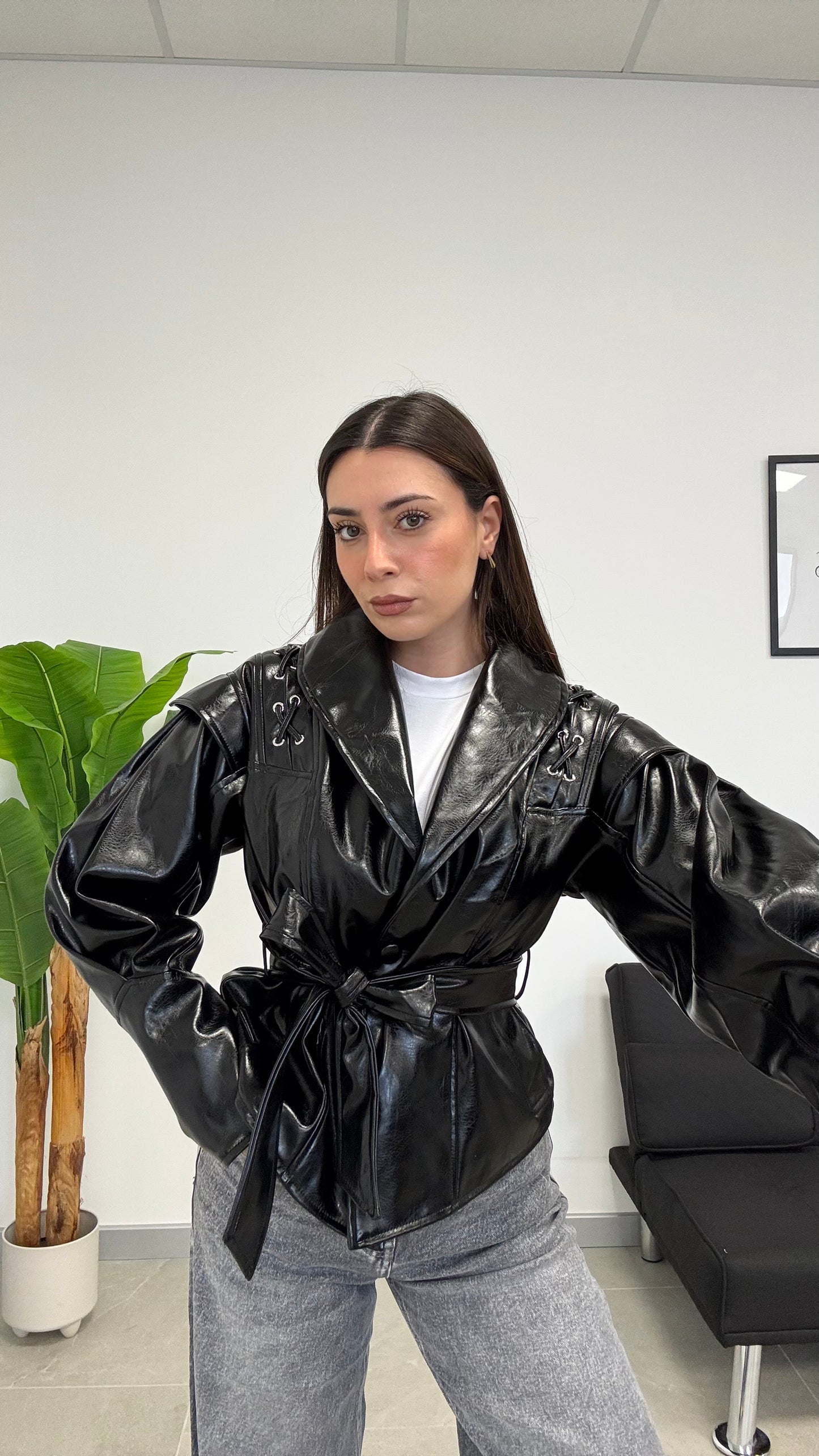 CHIODO IN ECOPPELLE “SHINY”