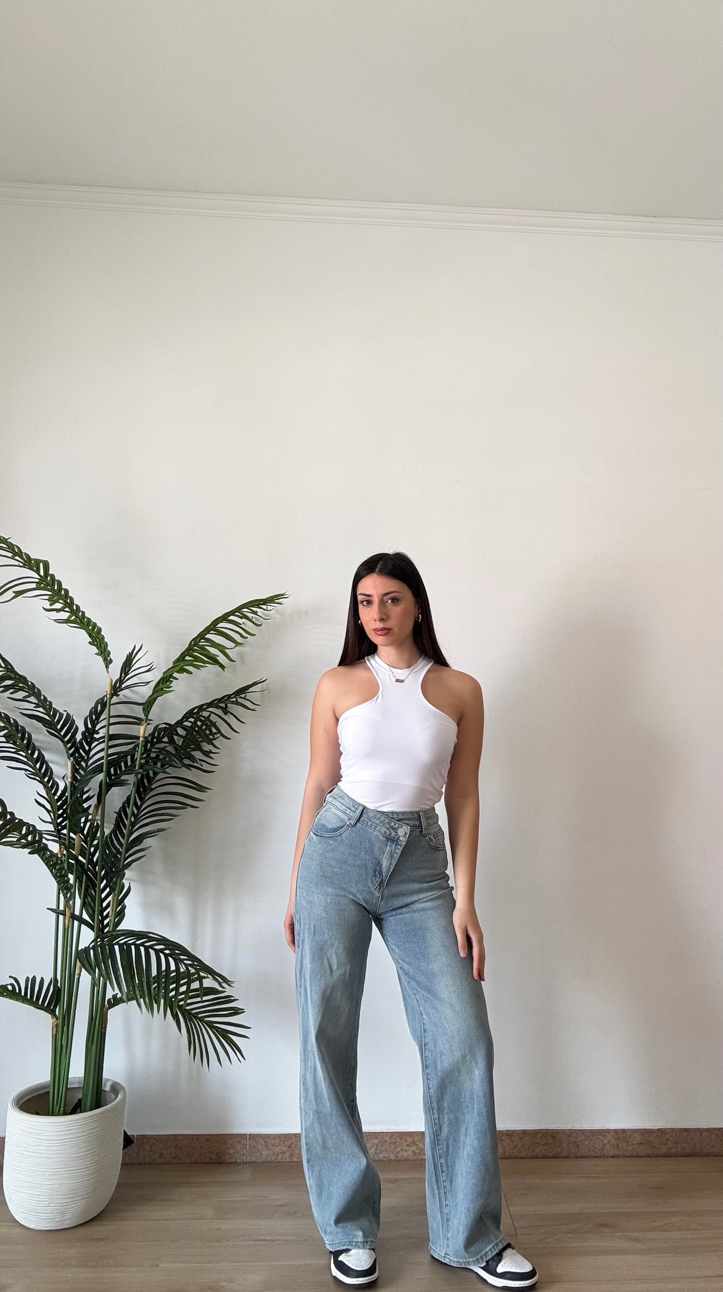 JEANS ASIMMETRICO 7015
