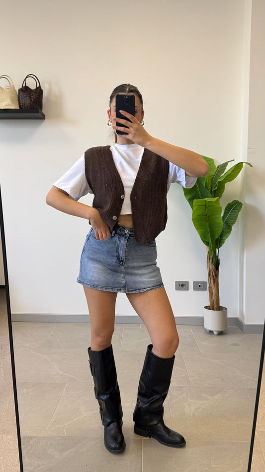 MINI GONNA di JEANS “PANT”