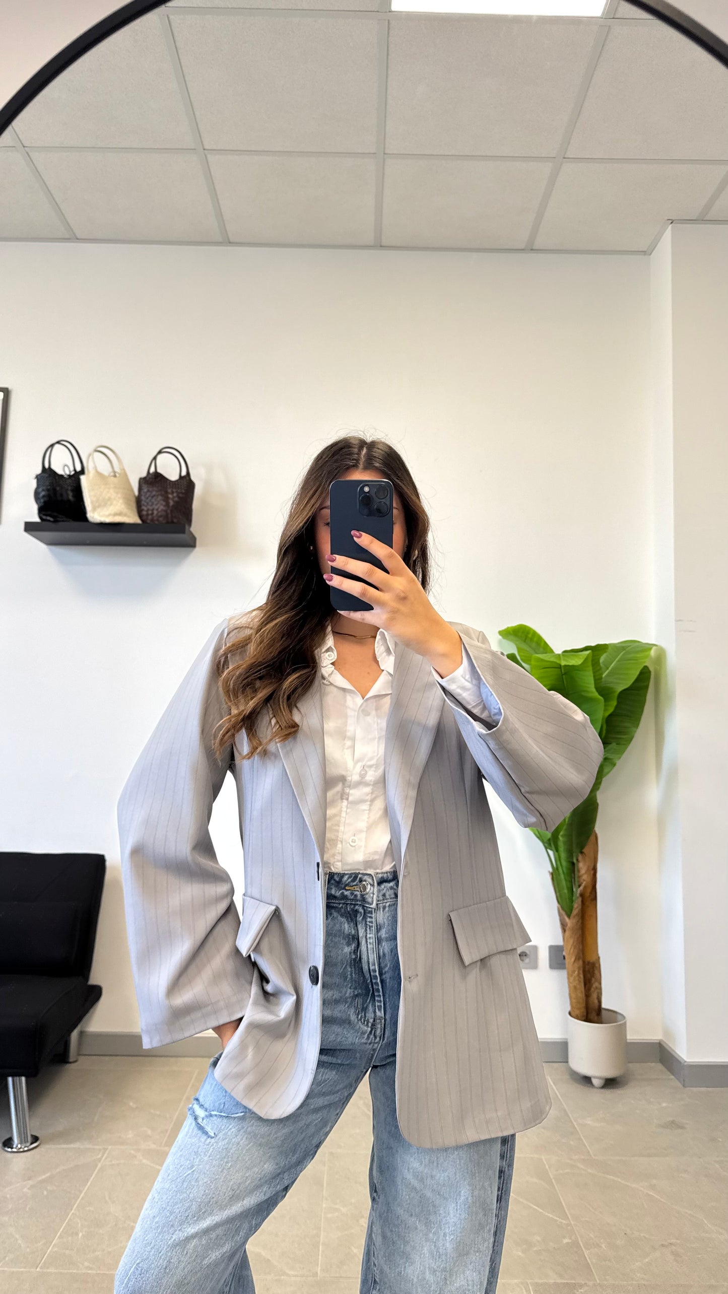 BLAZER OVER NODO “GESSATO”