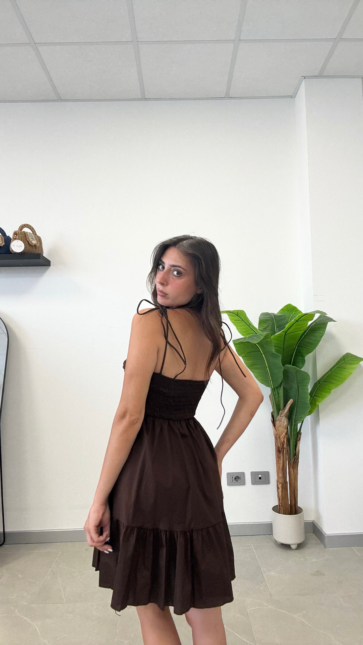 ABITO MINI VANE “100% COTONE”