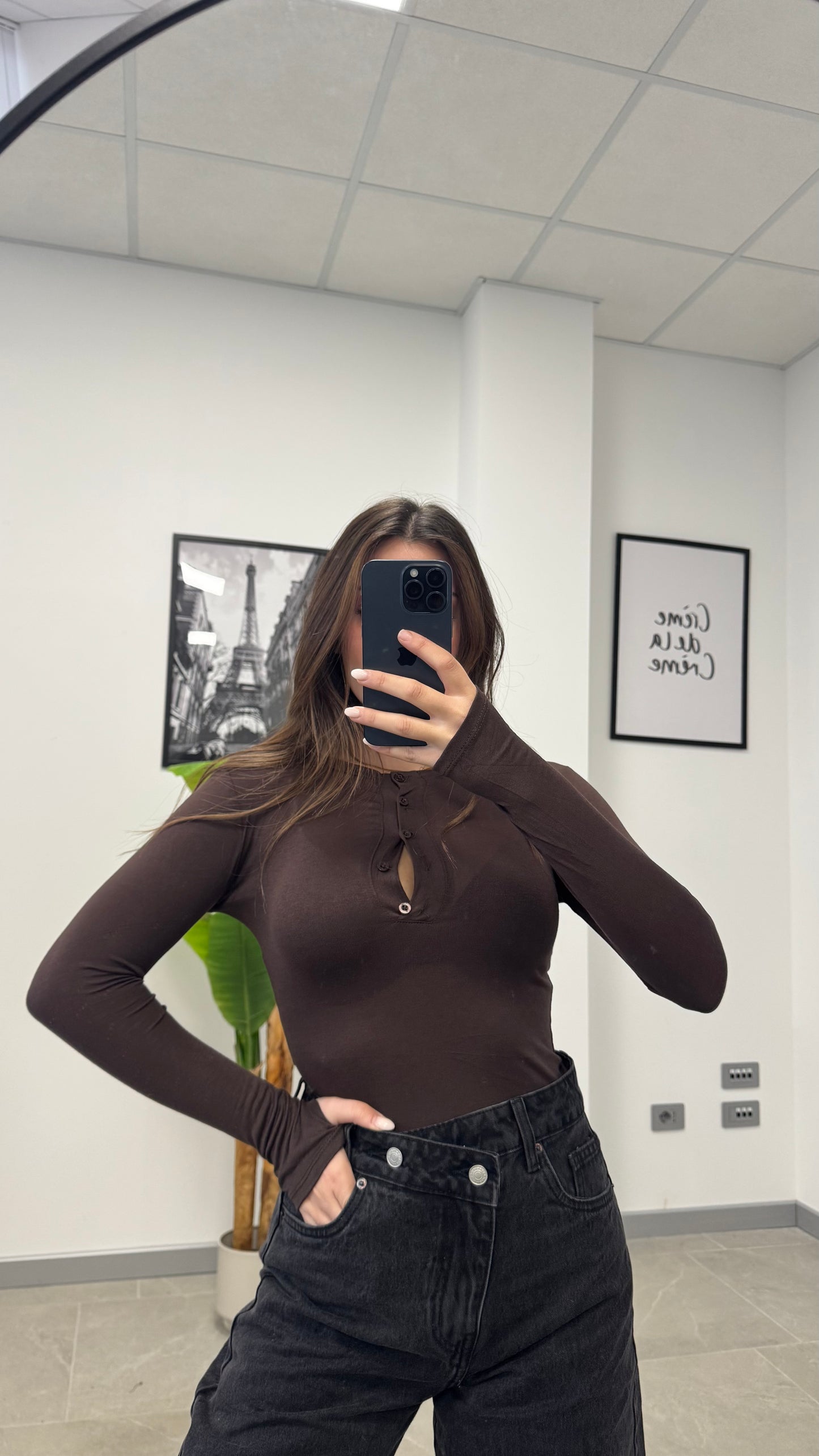 MAGLIA SEMI VELATA “BUTTON”