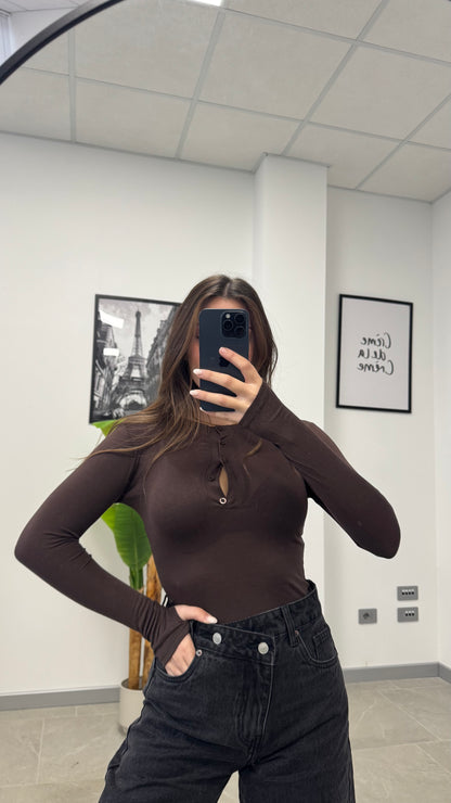 MAGLIA SEMI VELATA “BUTTON”