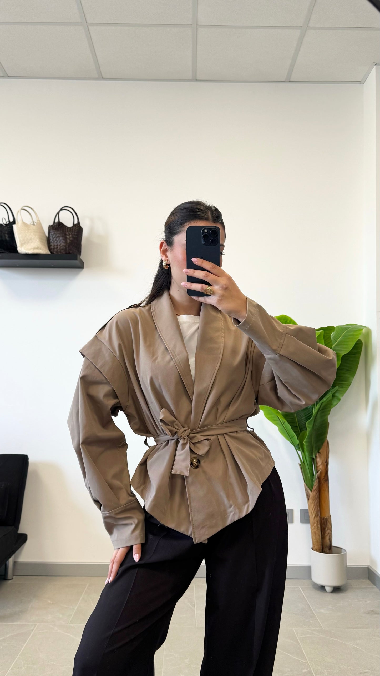 TRENCH IN COTONE “MICHELA”