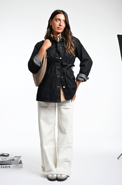 JEANS WIDE LEG “WHITE D5623”
