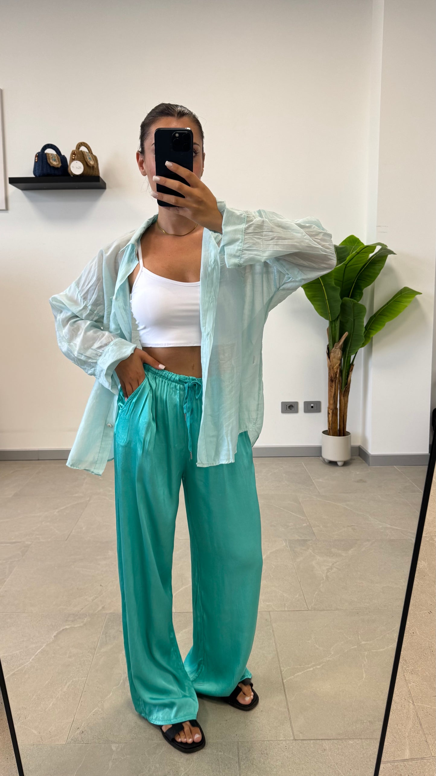 PANT SYLVIE “SATIN”