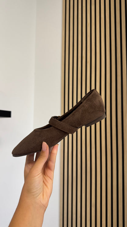 BALLERINA in camoscio “BASIC”