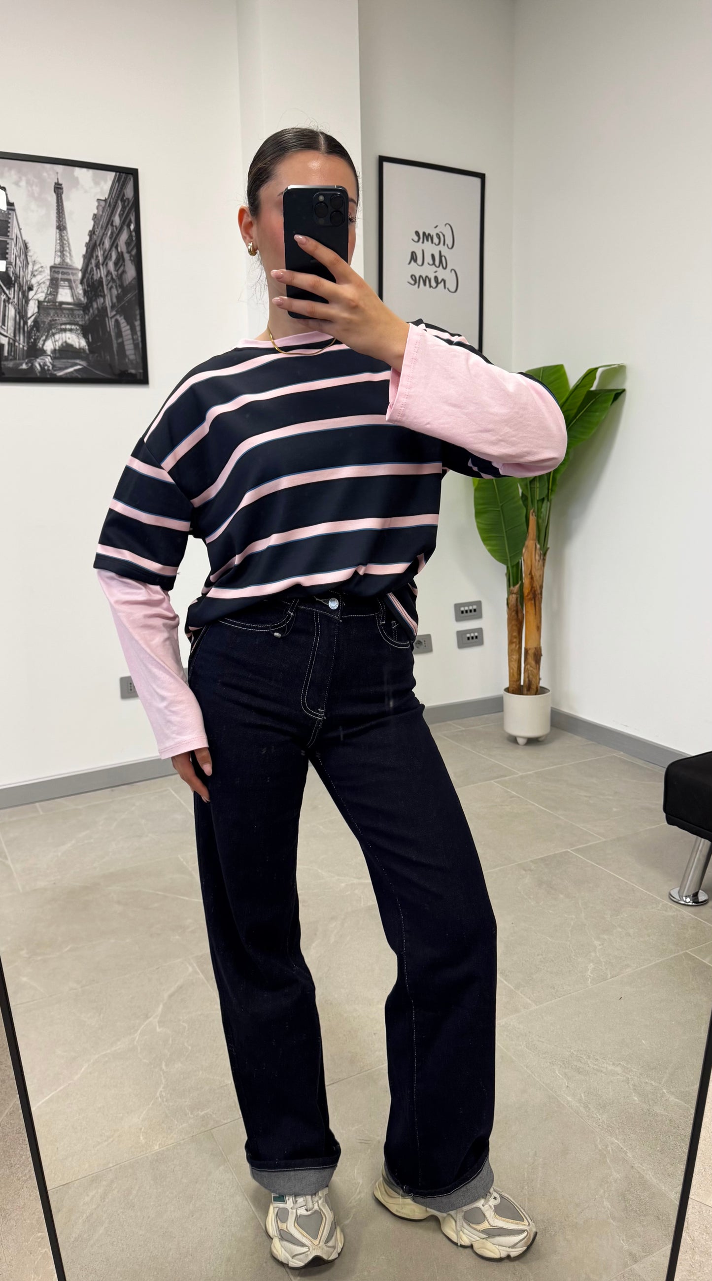 JEANS WIDE LAVAGGIO ZERO 6285