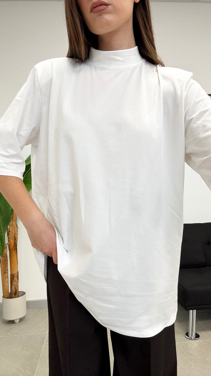 T SHIRT MAXI IN COTONE