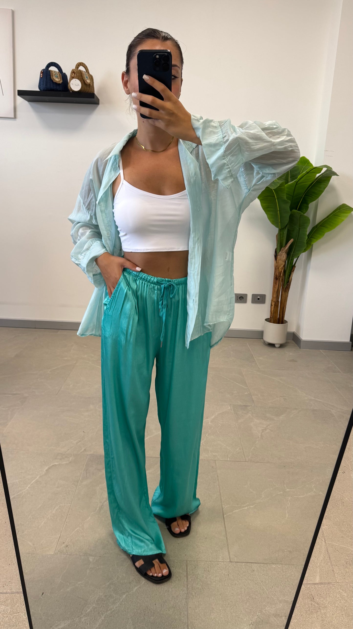 PANT SYLVIE “SATIN”